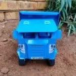 Tipper Truck 1/16 (Light Blue) - Tough Metal Toys - Image 2