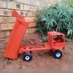 Tipper Truck 1/16 (Red) - Tough Metal Toys