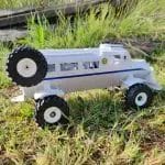 Casspir Vehicle toy in grasslands